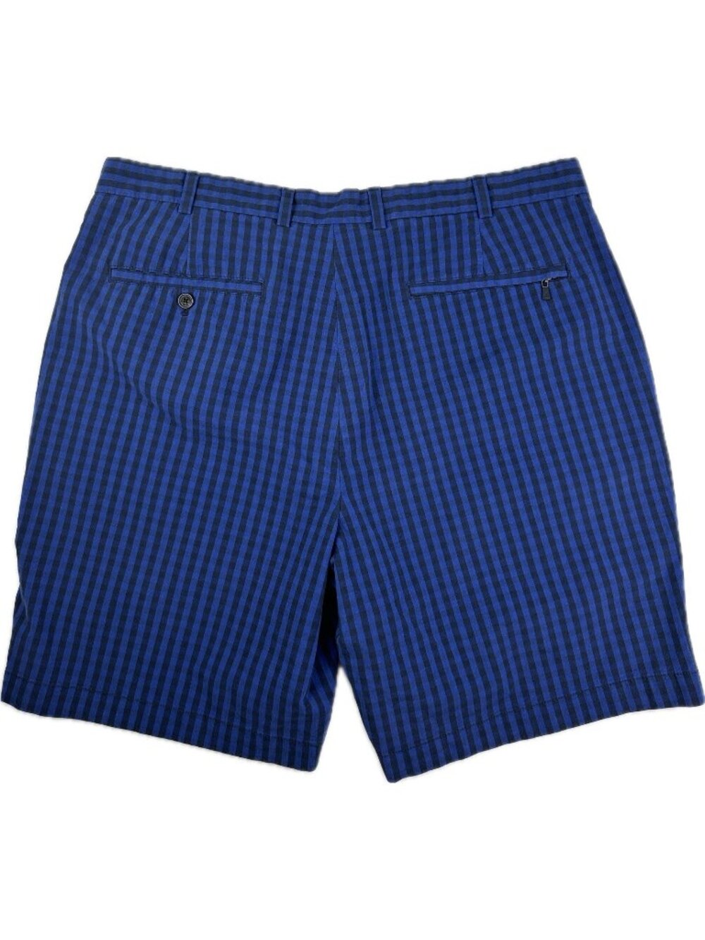 Brooks Brothers Stretch Golf Shorts Blue Plaid Men’s 40